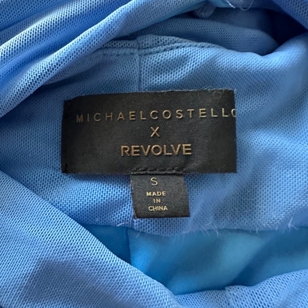 Revolve X Michael Costello Hilary Gown in Pale Blue size S - Picture 9 of 9